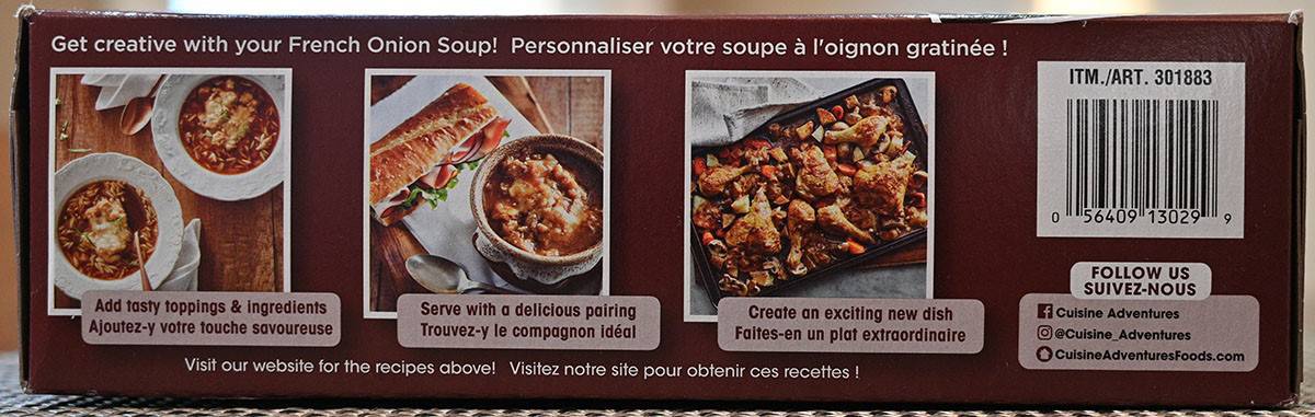 Costco Cuisine Adventures French Onion Soup Review Costcuisine