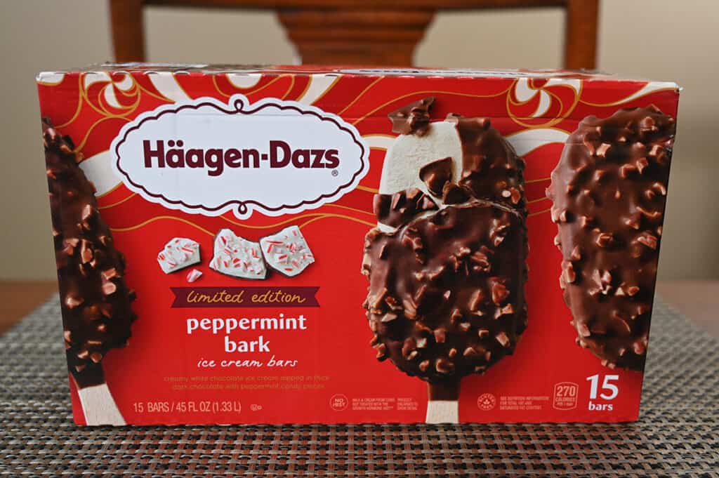 Costco Häagen Dazs Peppermint Bark Ice Cream Bars Review Costcuisine