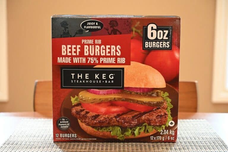 Costco The Keg Prime Rib Beef Burgers Review - Costcuisine