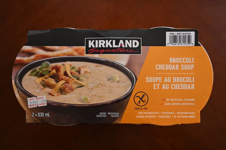 Costco Kirkland Signature Broccoli Cheddar Soup Review Costcuisine