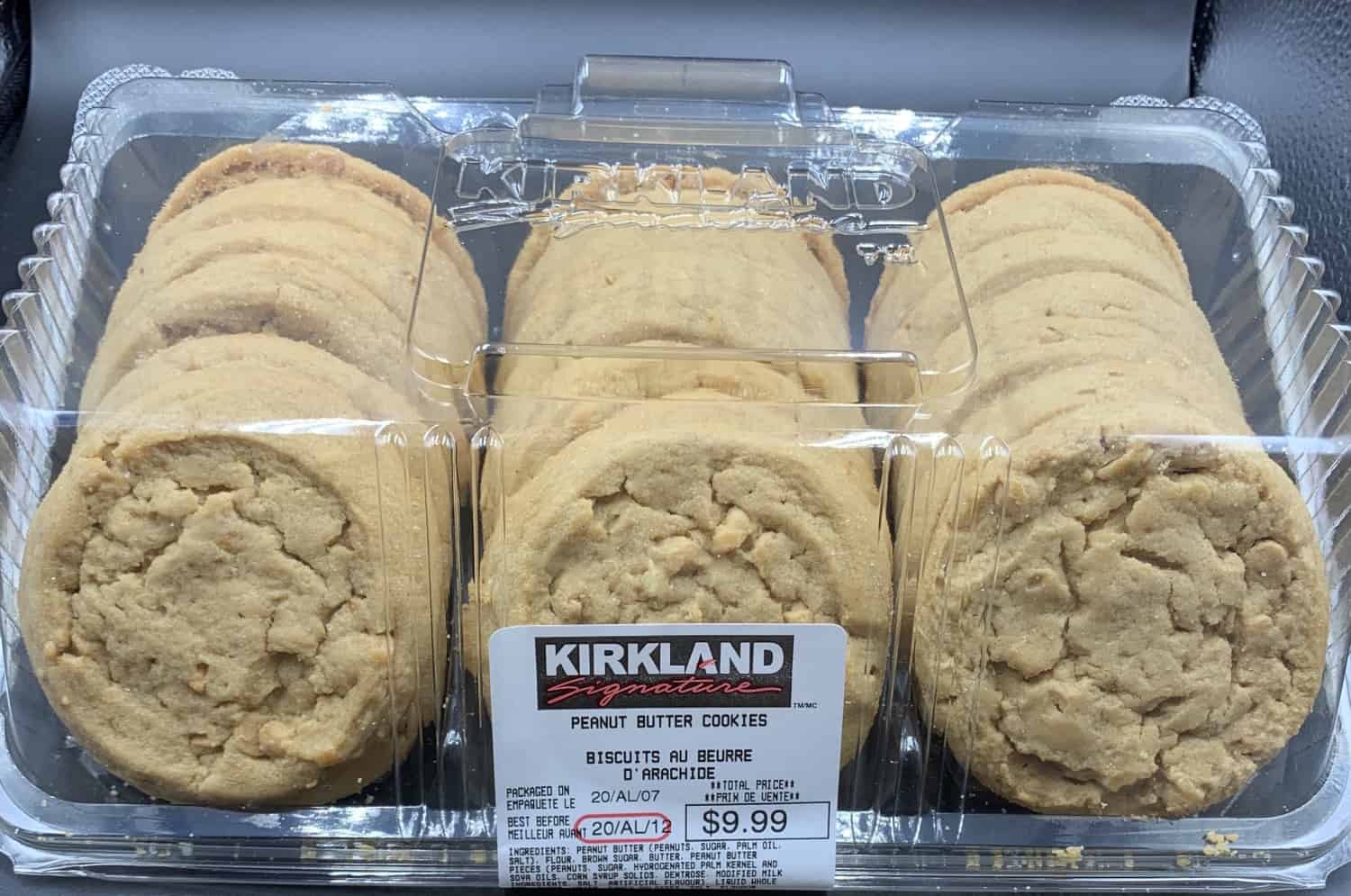 Costco Kirkland Signature Peanut Butter Cookies Review Costcuisine