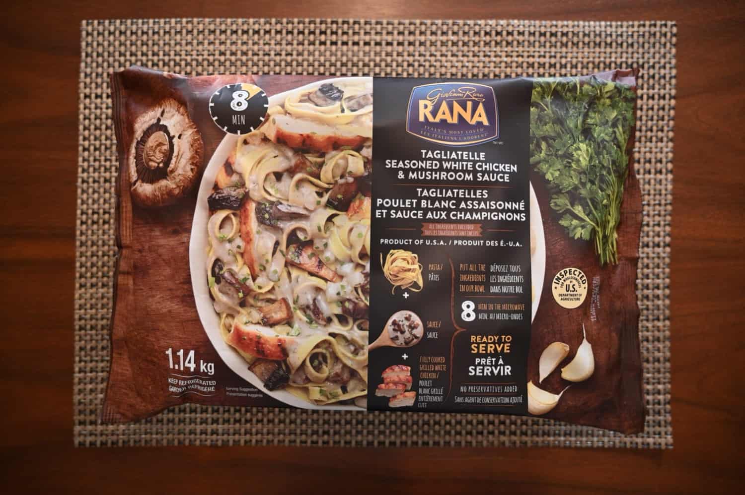 Costco Rana Tagliatelle, Seasoned White Chicken & Mushroom Sauce Review -  Costcuisine