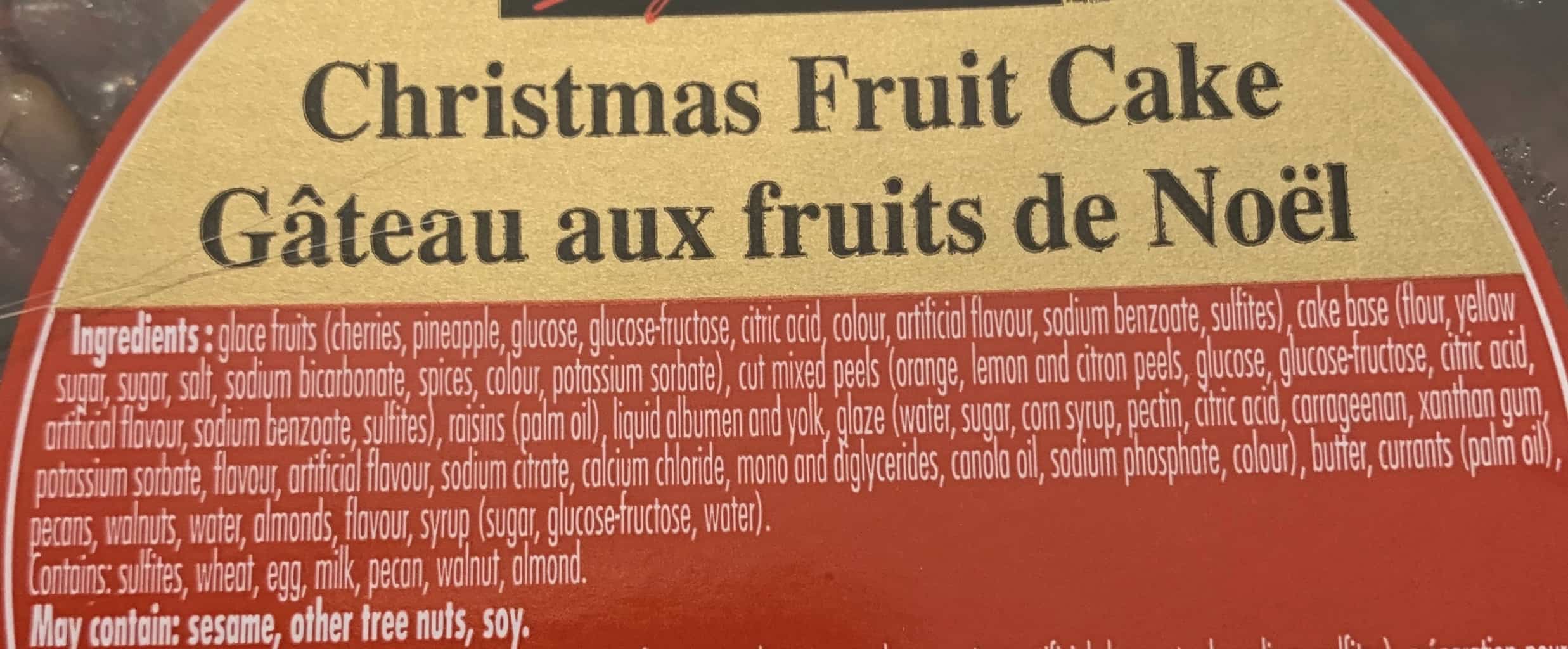 Costco Kirkland Signature Christmas Fruit Cake Review 