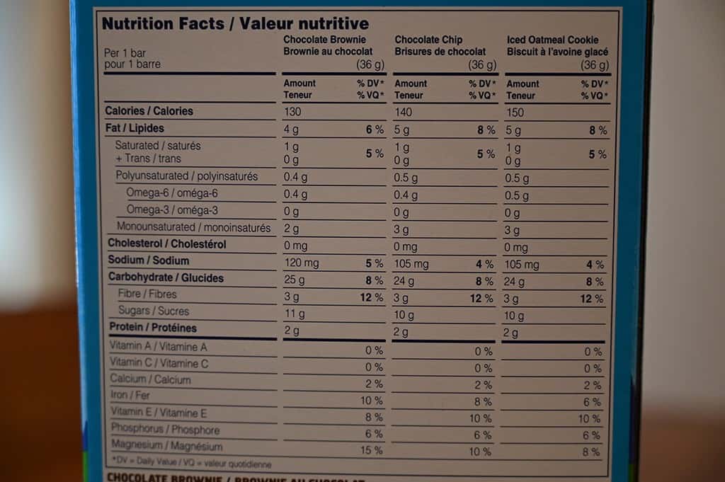 Clif Z Bar Nutrition Information Besto Blog