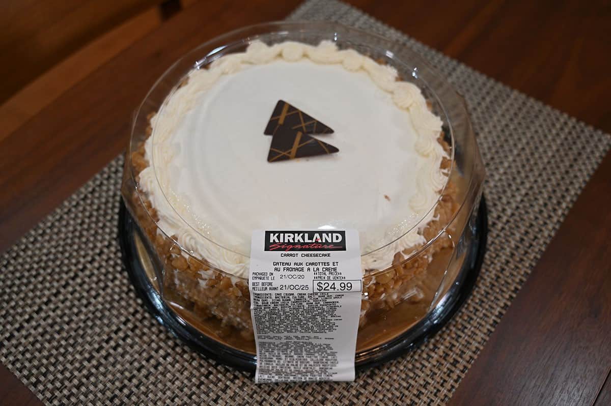 Costco Kirkland Signature Carrot Cheesecake Review - Costcuisine