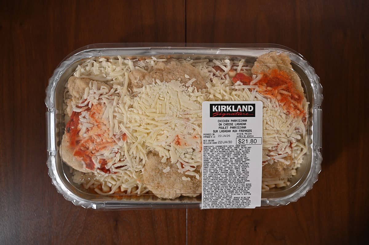 Costco Kirkland Signature Chicken Parmigiana on Cheese Lasagna Review ...