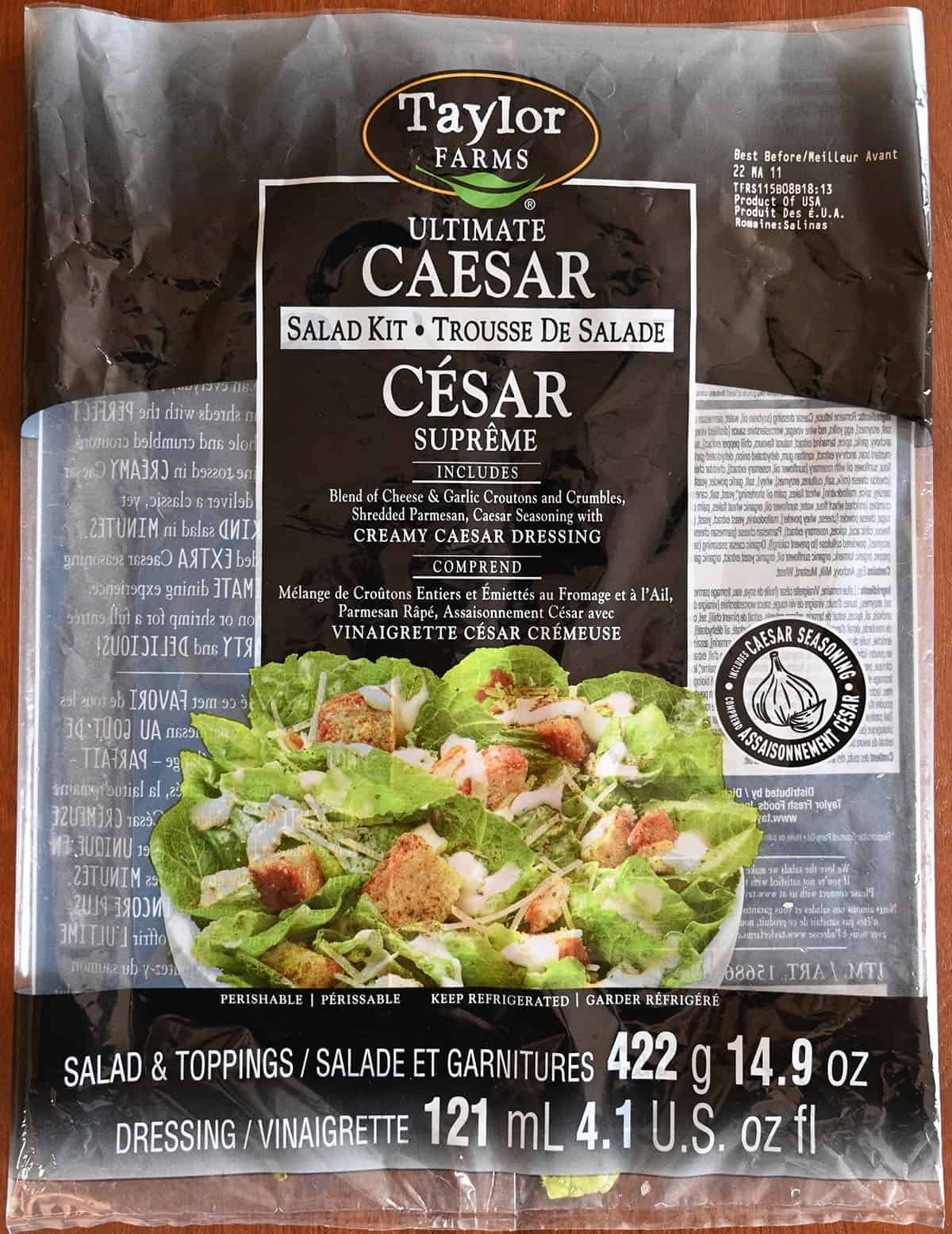 costco chicken caesar salad