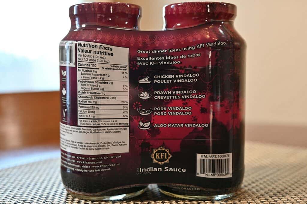 Costco Kfi Vindaloo Cooking Sauce Review Costcuisine