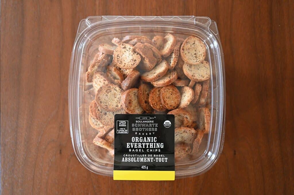 Costco Schwartz Brothers Bakery Organic Everything Bagel Chips Review Costcuisine
