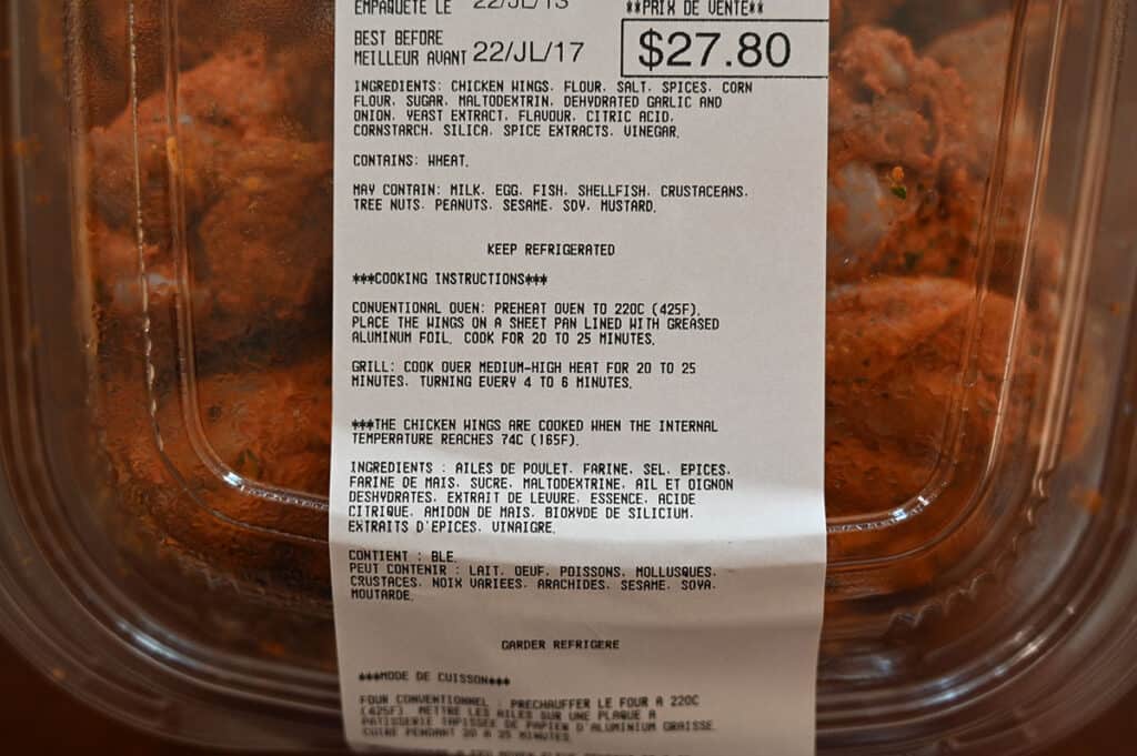 Costco Kirkland Signature Seasoned Chicken Wings Review Costcuisine