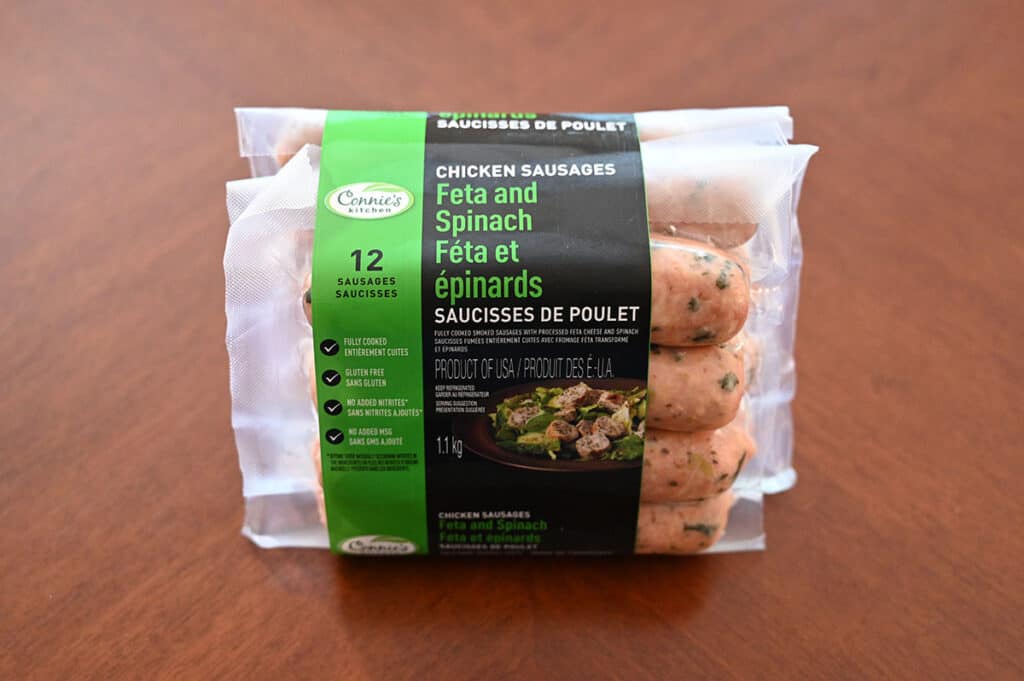 Costco Connie S Kitchen Feta And Spinach Chicken Sausages Review   Connies 1024x681 