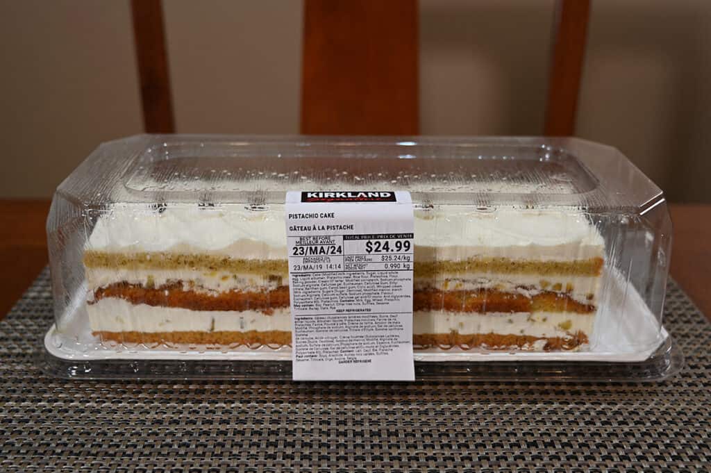 Costco Kirkland Signature Pistachio Cake Review Costcuisine