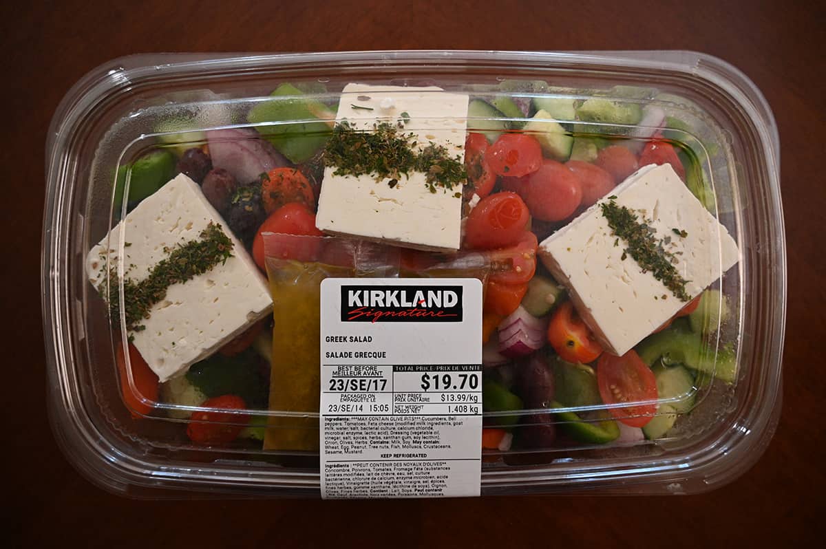 Costco Kirkland Signature Greek Salad Review - Costcuisine