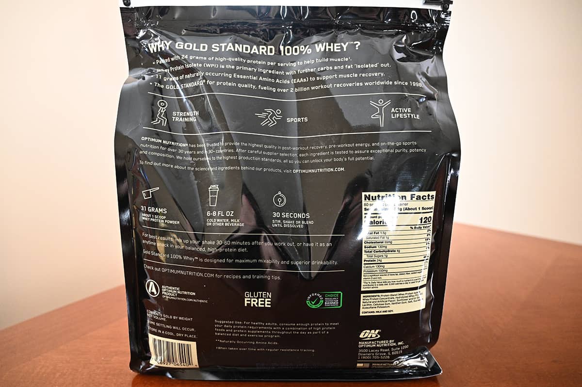 Optimum Nutrition Gold Standard Whey Protein Review (2023) - Sports  Illustrated