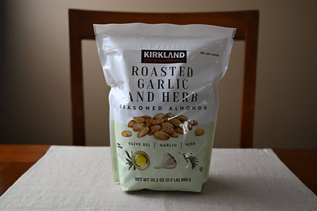 Costco Kirkland Signature Roasted Garlic and Herb Almonds Review ...