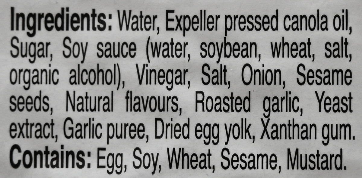 Image of the ingredients from the back of the bottle.