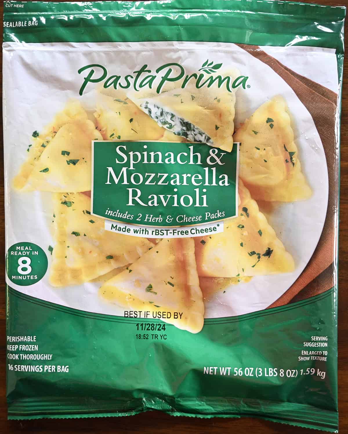 Costco Pasta Prima Spinach & Mozzarella Ravioli Review - Costcuisine