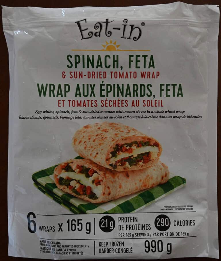 Costco Eat-In Spinach, Feta & Sun-Dried Tomato Wrap Review - Costcuisine